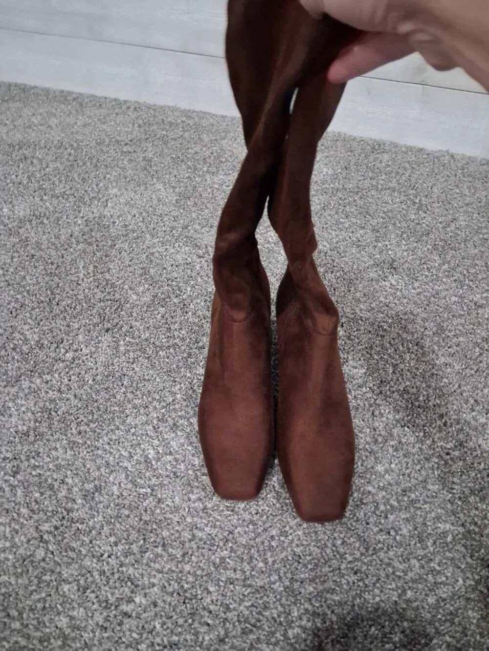 Steve Madden Hunny Knee-High Boots – Brown – Size 9